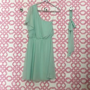 Mint Chiffon dress